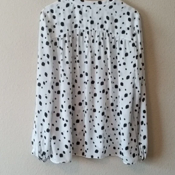 Ted Baker Polka Dot Button-Up Blouse - Picture 4 of 7